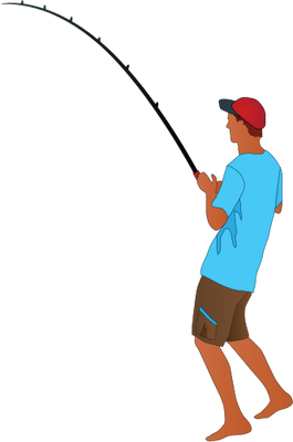 Fishing Person Clipart