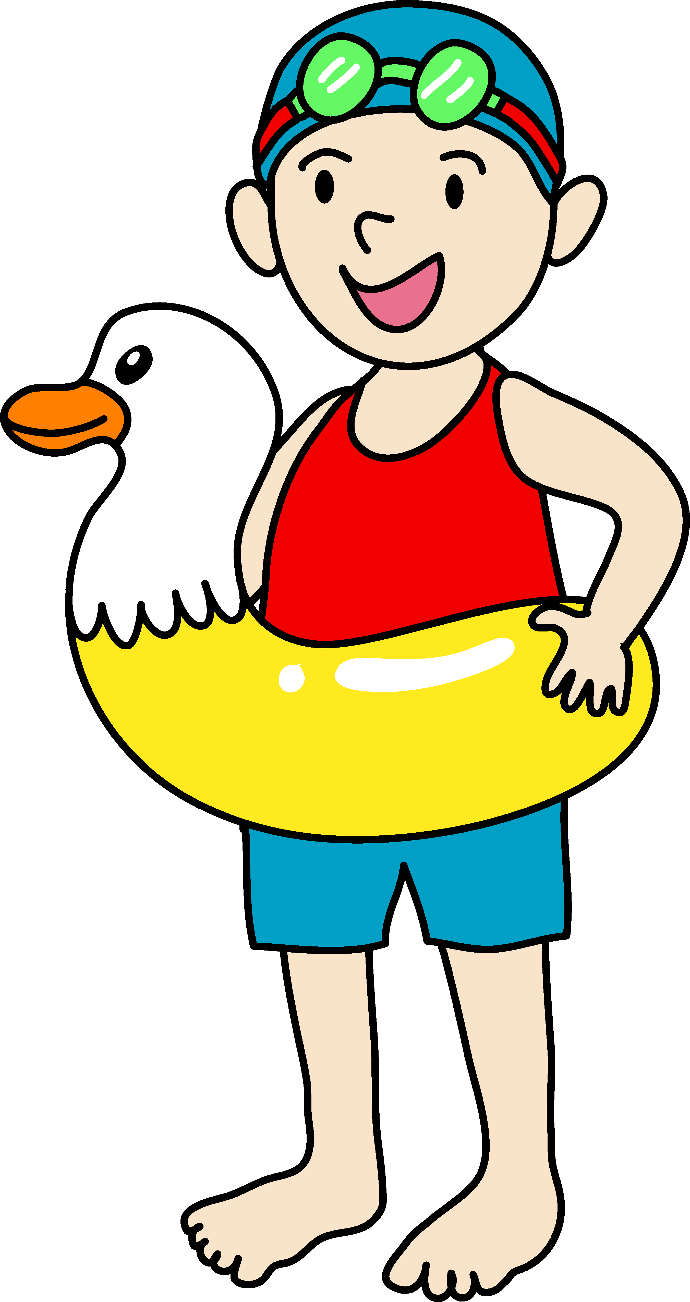 Swimming pictures clip art