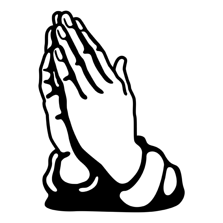 Clip art prayer black praying hands clip art download kneeling ...