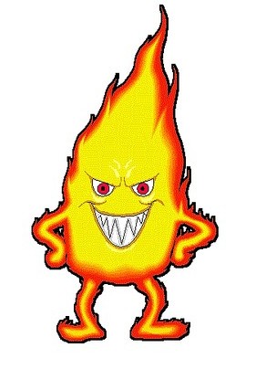 Flame Cartoon - ClipArt Best