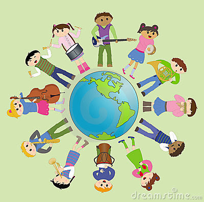 PAGE 2 - MULTICULTURAL: FRIENDSHIP GLOBE ART + BORDER GRAPHICS for ...