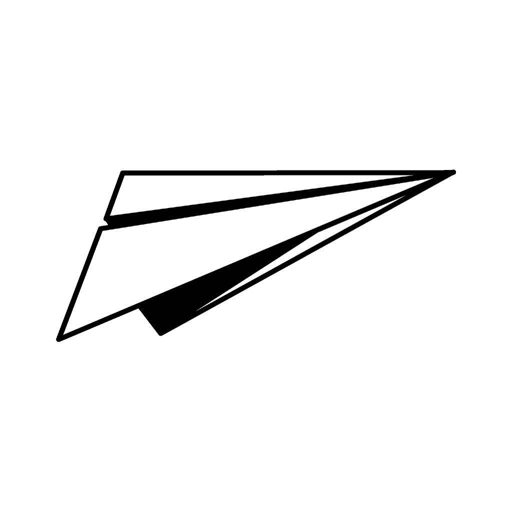 Paper airplanes clipart
