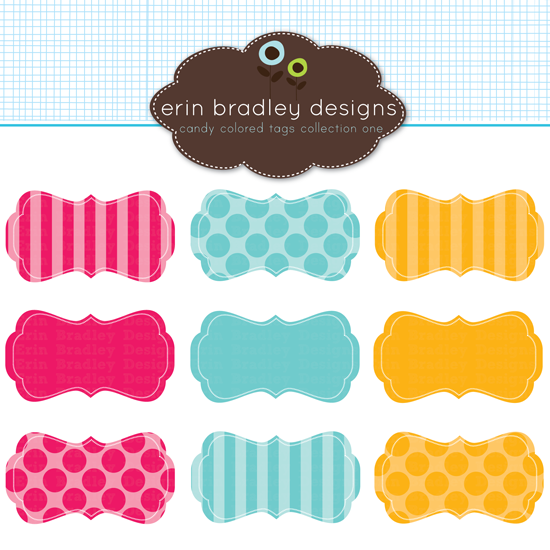 Erin Bradley Designs: NEW! Journal & Text Flag Digital ...