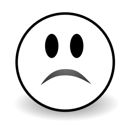 Sad face frowny clipart cliparts for you clipartcow clipartix ...