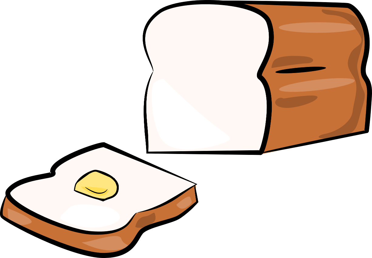 Loaf of bread cartoon clipart - Clipartix