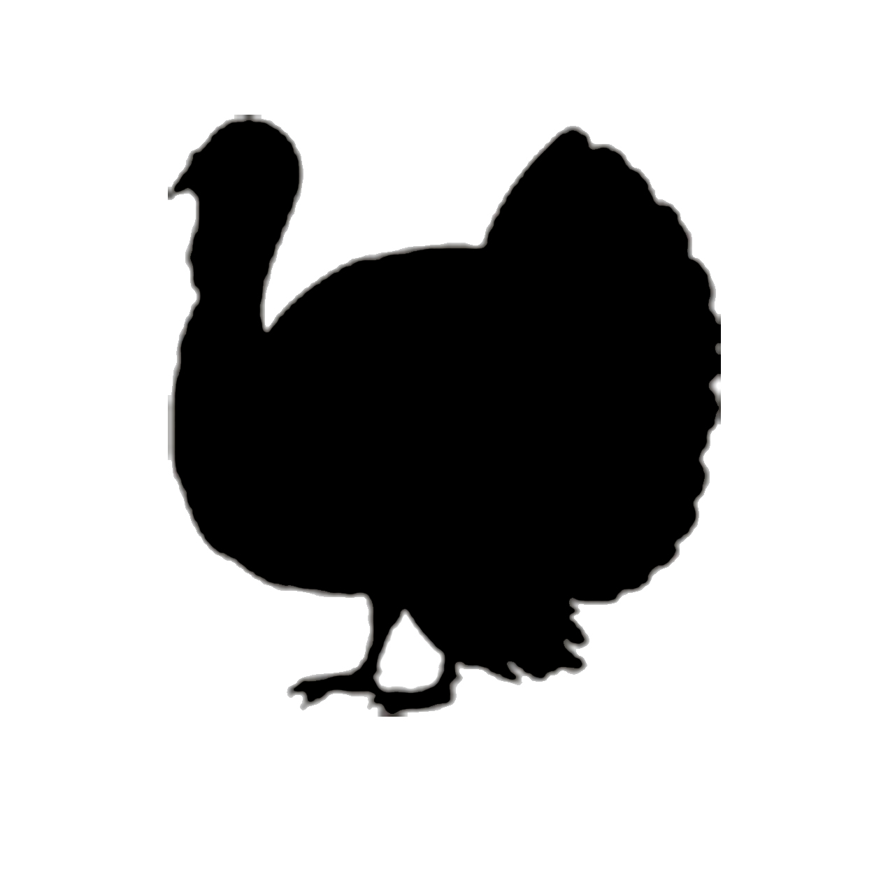 Turkey silhouette clip art