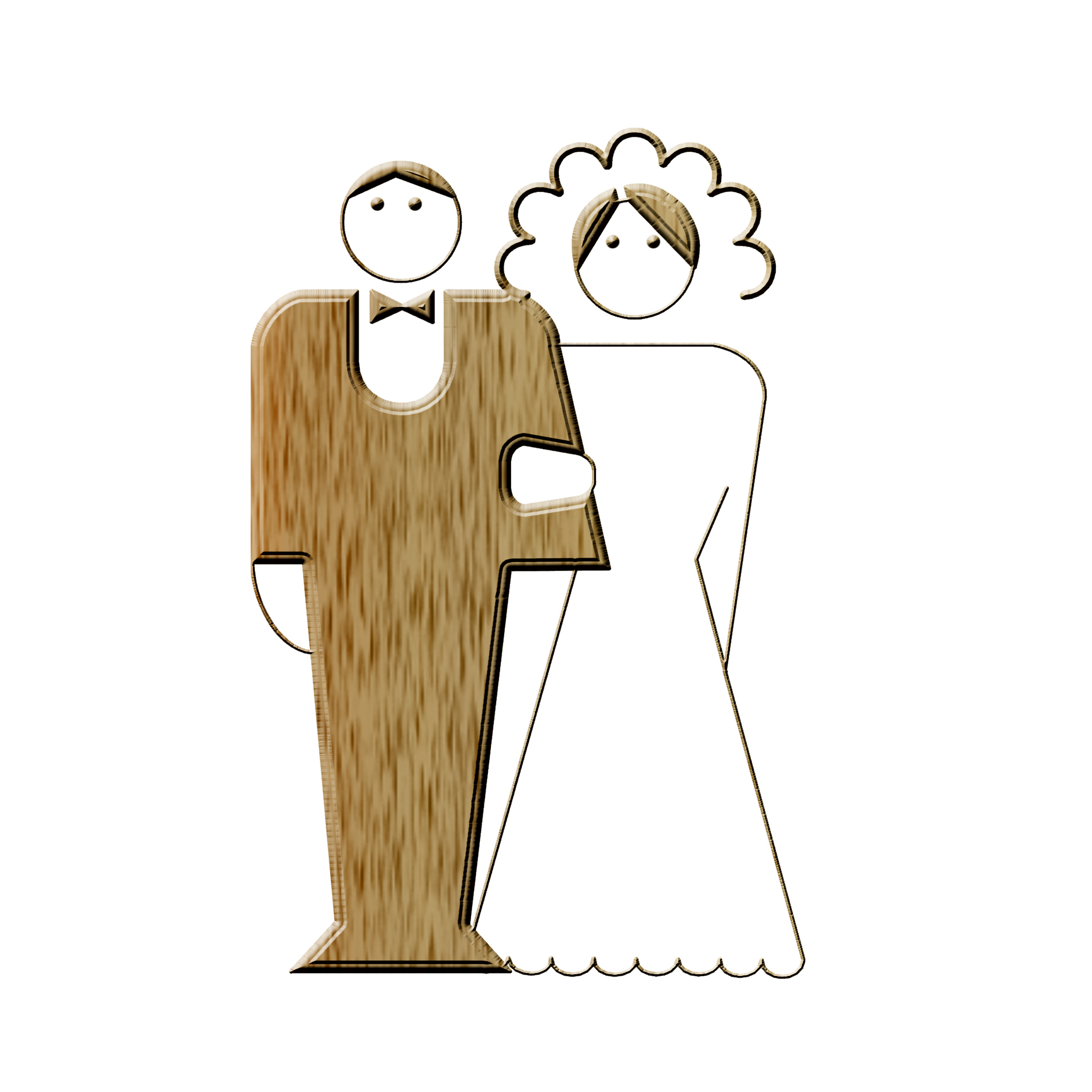 wedding couple clipart | Hostted