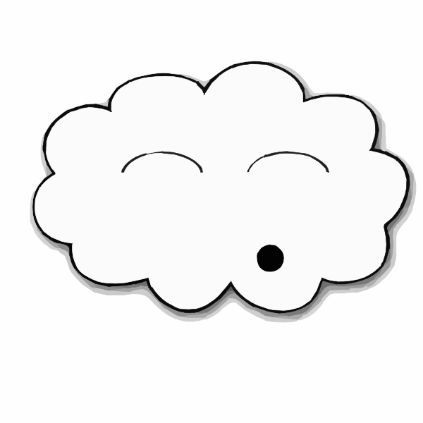 Cartoon Cloud Blowing Wind | Free Download Clip Art | Free Clip ...