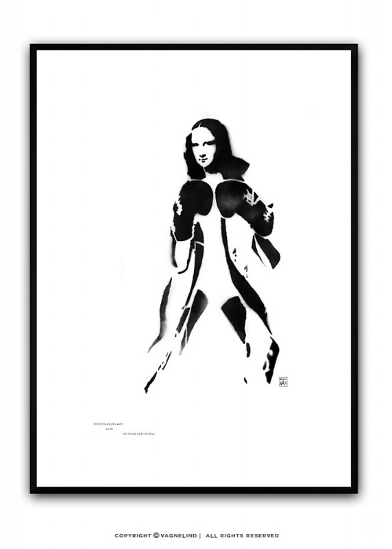 MONA LISA – PRINT | VAGNELIND.SE – ART