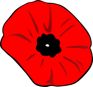 Poppy Remembrance Day clip art Free Vector / 4Vector