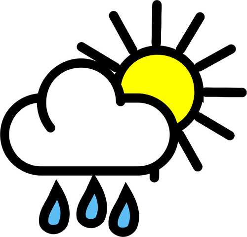 Outline weather forecast icon for thunder vector clip rt | Public ...