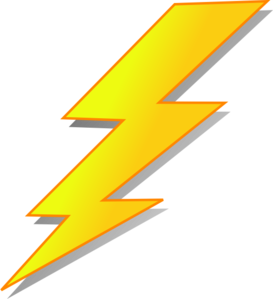 Zeus Lightning Bolt Clipart