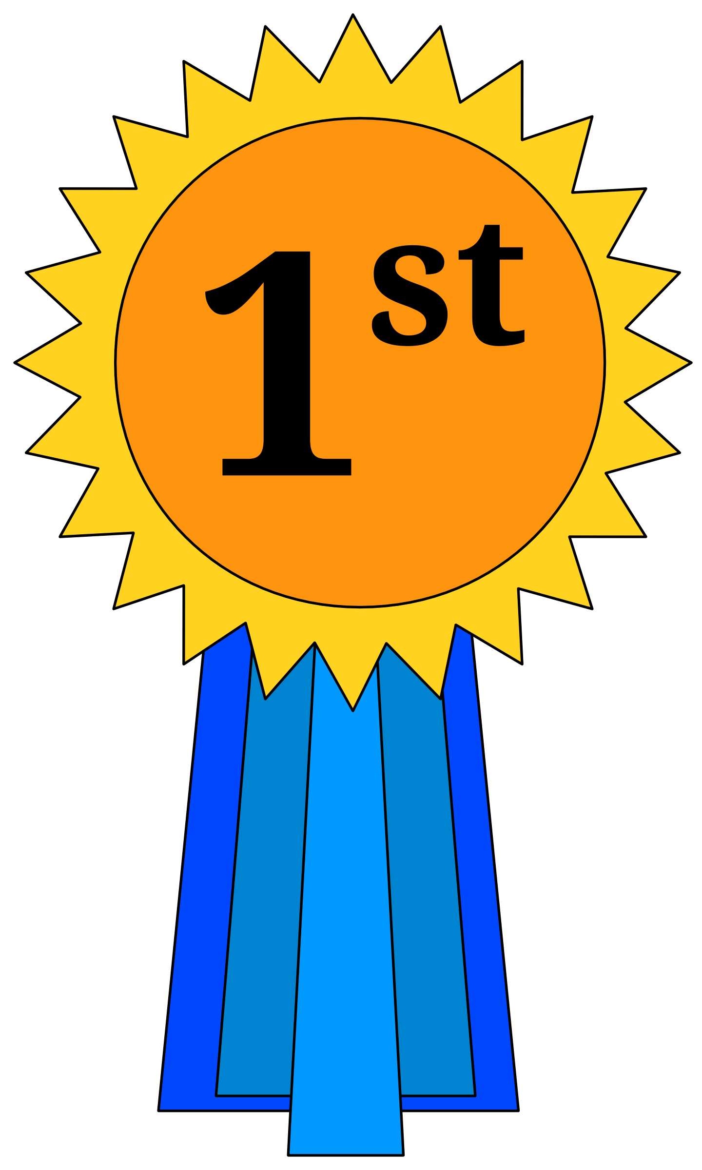 1st Place Rosette Clipart