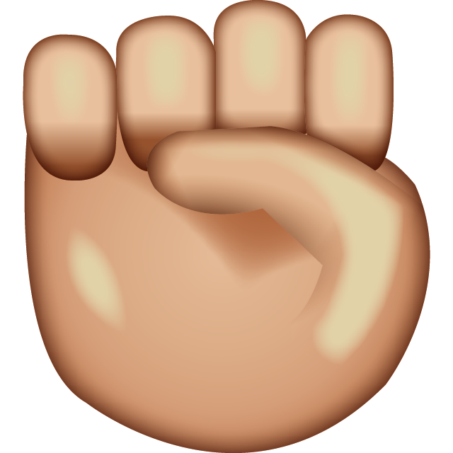 Download Raised Fist Emoji | Emoji Island