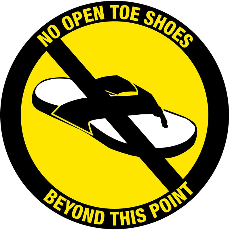 Open toed shoes clipart