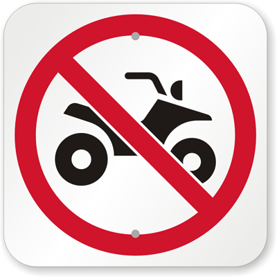 No ATV Signs | No ATVs Allowed Signs & ATV Trail Signs