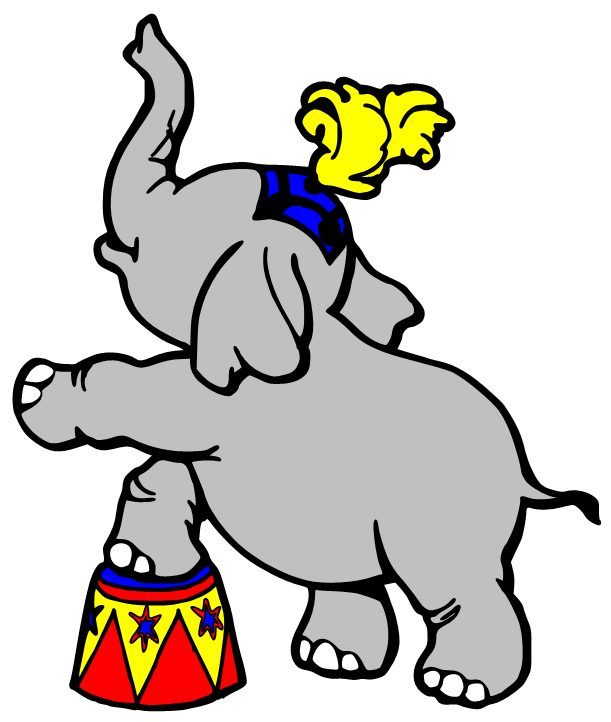 Elephants Cartoon Circus - ClipArt Best