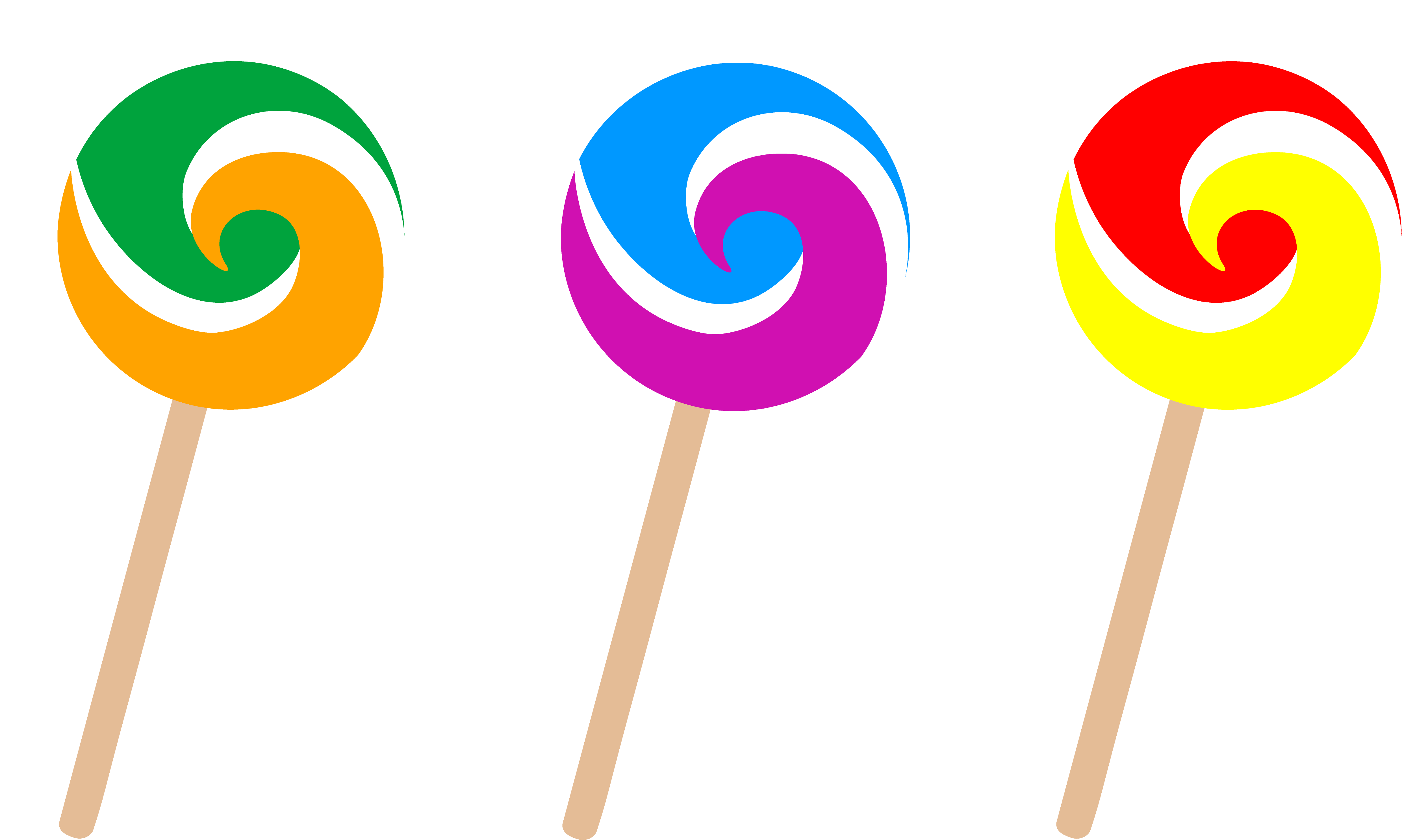 Swirl lollipop clipart