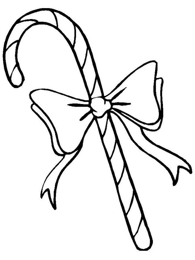 Free Printable Candy Cane Coloring Pages For Kids