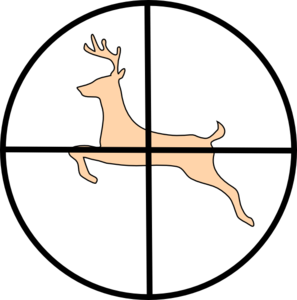 Hunting Deer clip art - vector clip art online, royalty free ...