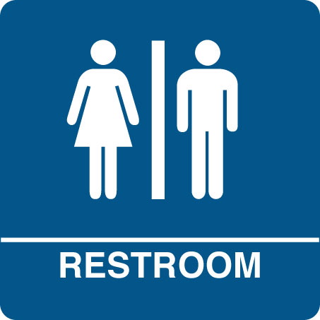 Mens Womens Bathroom Signs