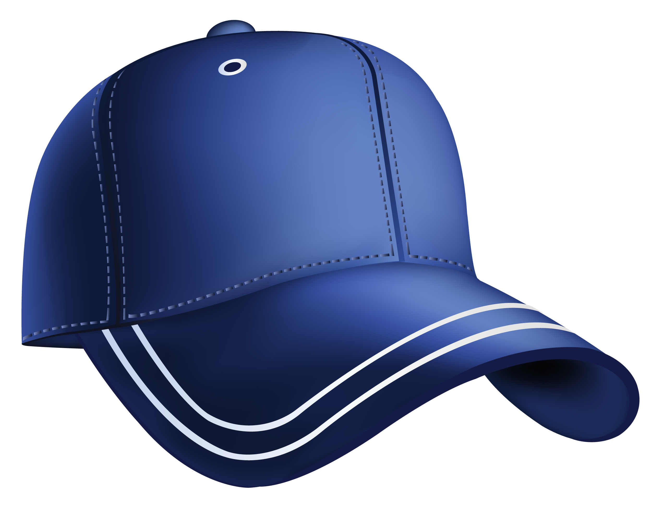 Blue Baseball Cap Clipart