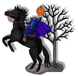 Halloween Clip Art - Headless Horseman Clip Art