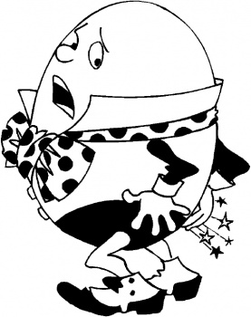 Humpty Dumpty coloring page | Super Coloring