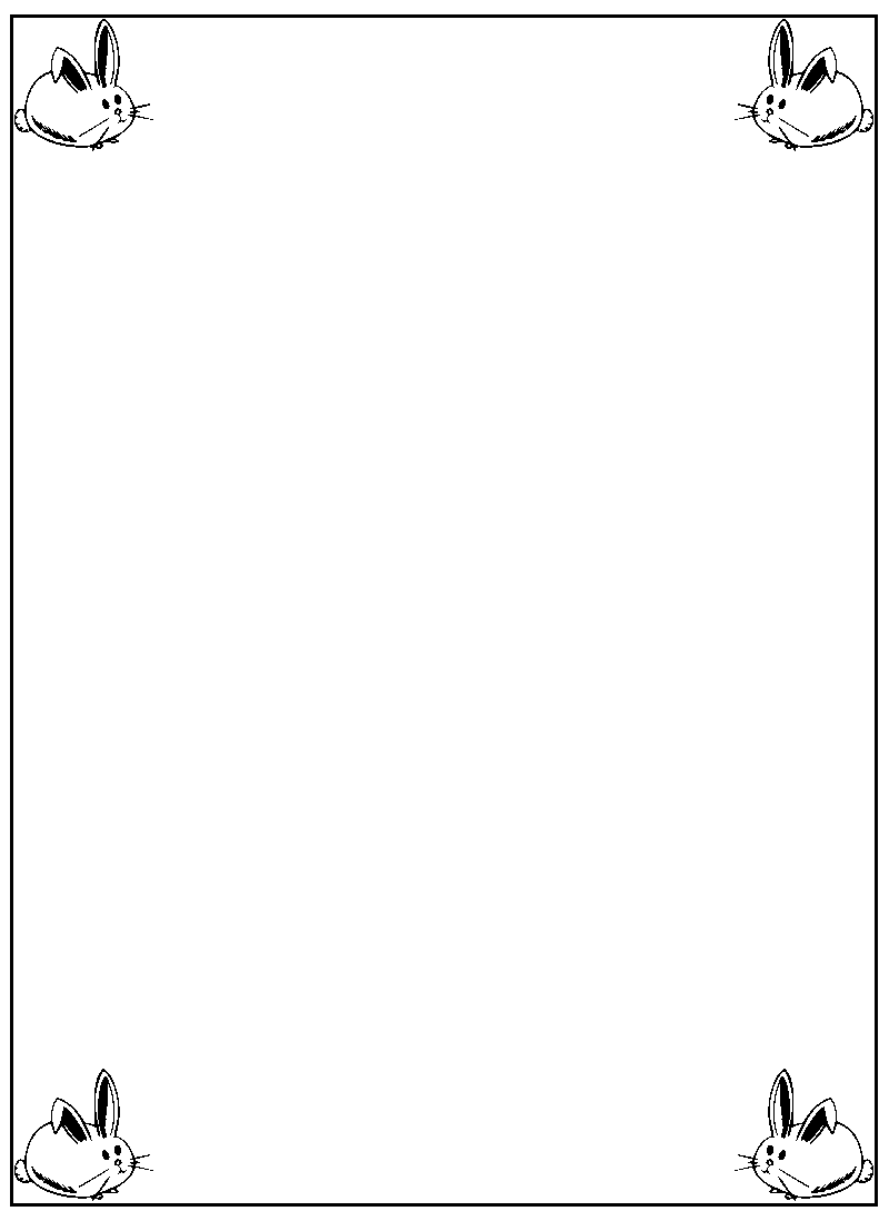 Corner borders coloring pages