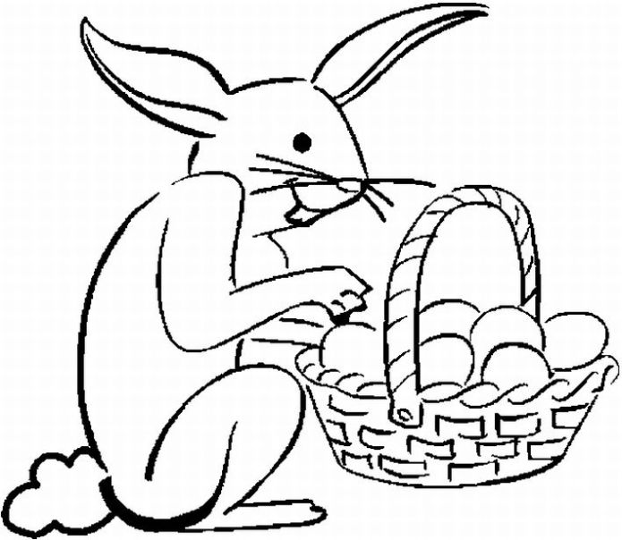 Plain Easter Eggs Coloring Pages | Happy Easter Day 2014