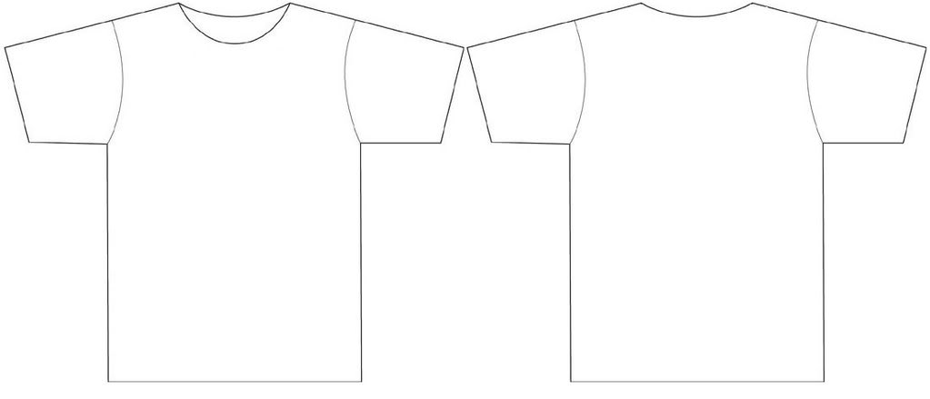 White Blank T-shirt Template - Clip Art by brahim UOHOH