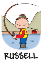 Personalized Cartoon Pictures and Gifts: Personalized Fisherman ...