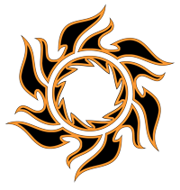 Best Tribal Sun Tattoo Design