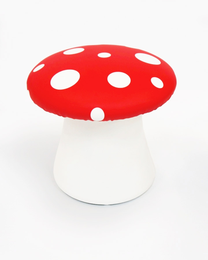 Plunge Productions :- Gorgeous toadstool seats for children and adults