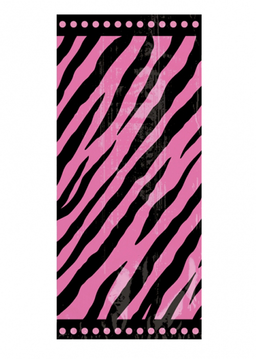 Birthday Party Bright Pink Zebra Print Loot Bags Pk20 [370186 ...