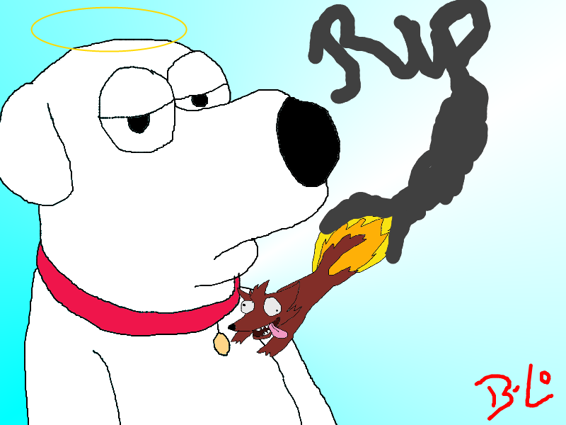 Image - Thecrbattles fanart brian griffin vs rocket dog by ...