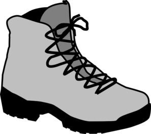 Hiking Boot clip art - vector clip art online, royalty free ...