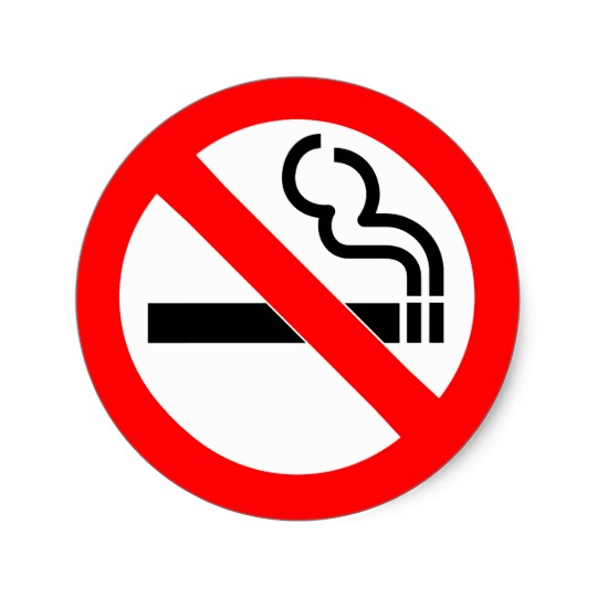 International official symbol no smoking sign classic round ...