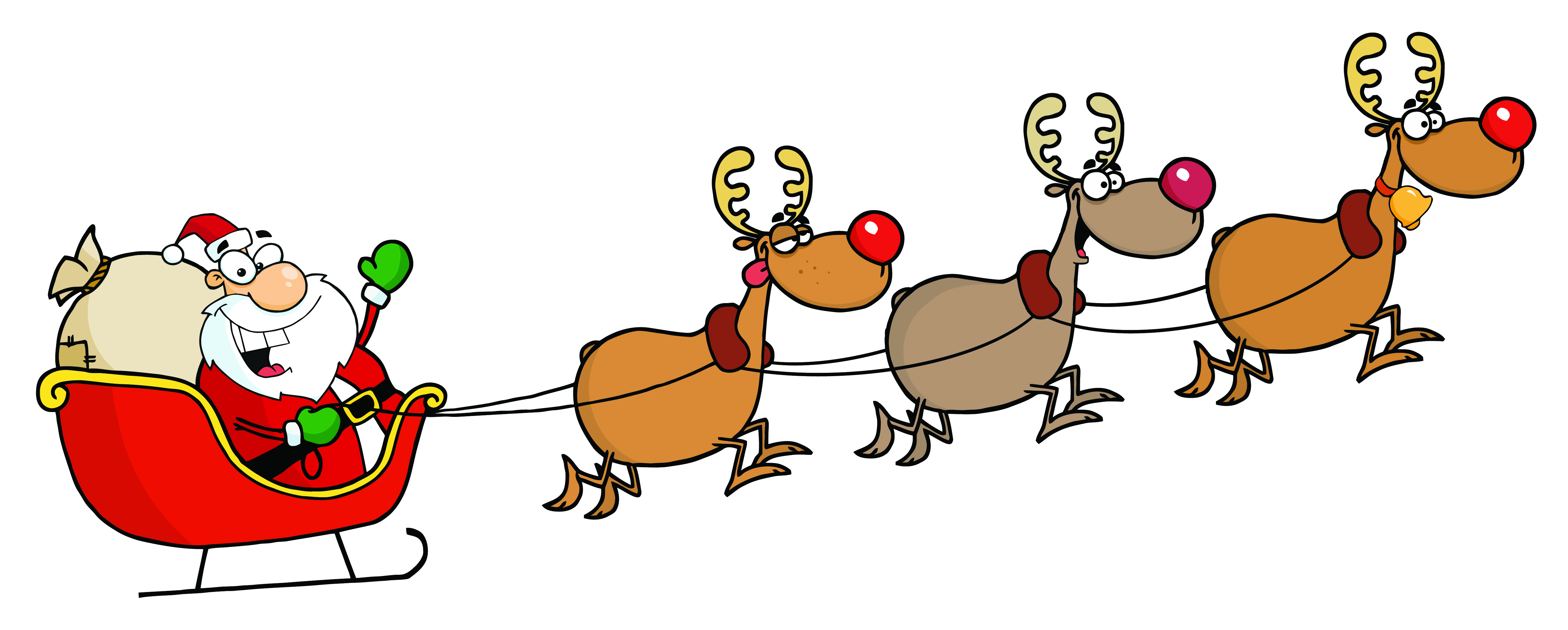 FunMozar – Santa Sleigh Wallpapers