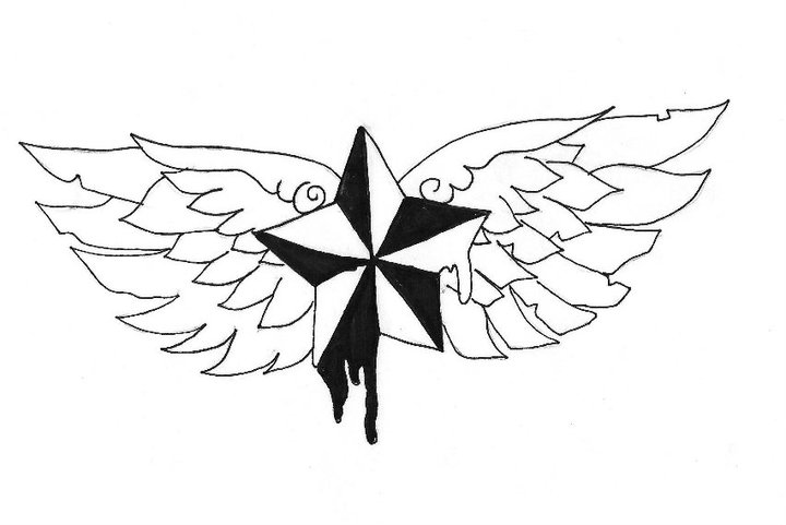 nautical star with wings image search results