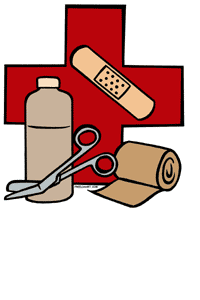 First aid kit clipart