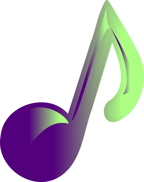 Colourful Musical Note - ClipArt Best