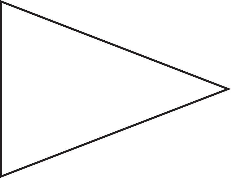 Triangle Flag Clipart