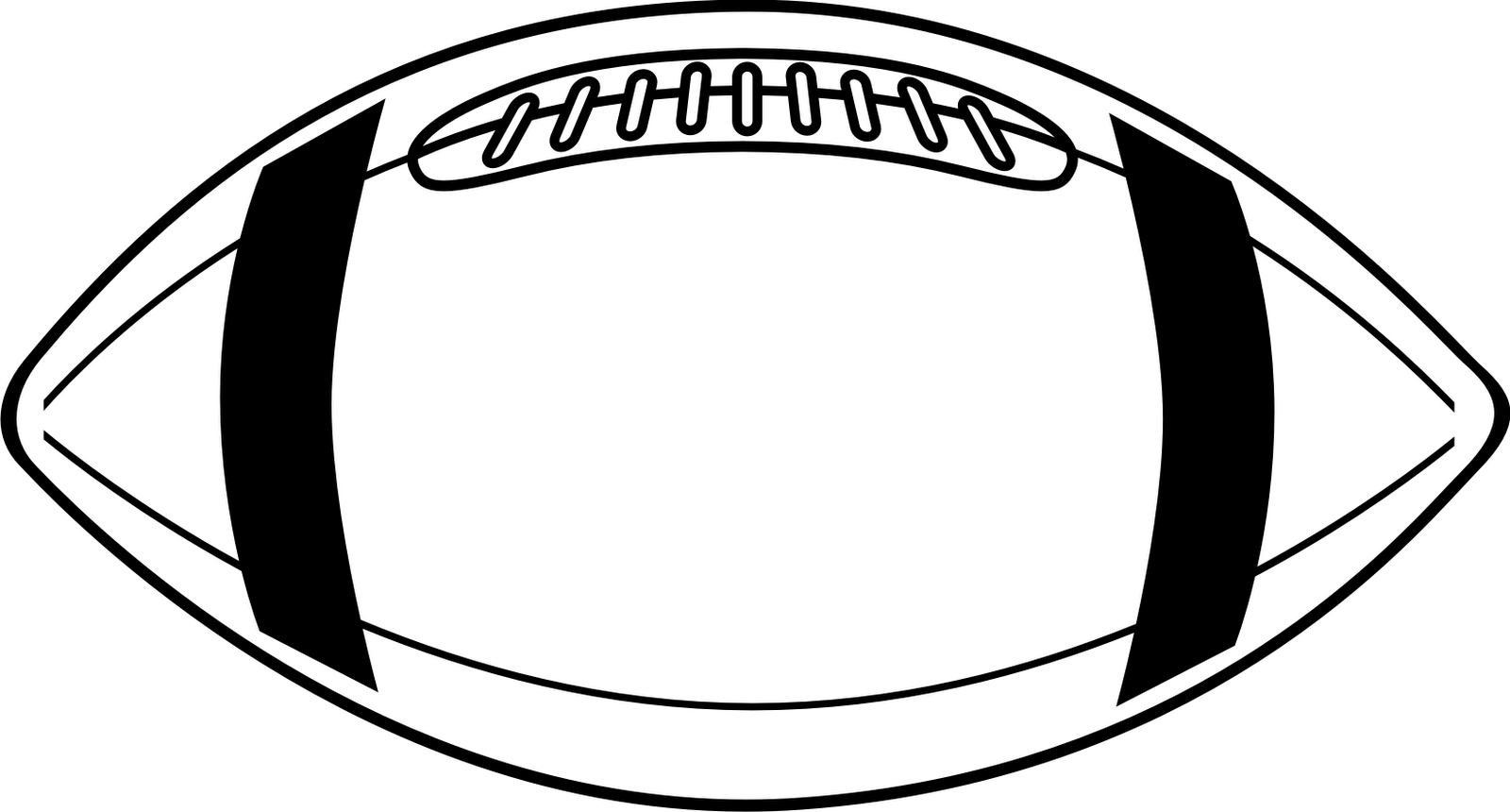 Rugby Ball Clipart Black And White - ClipArt Best