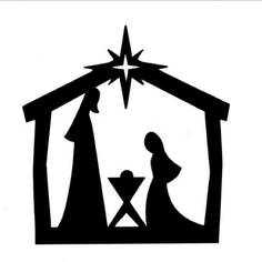 Nativity Silhouette Clipart