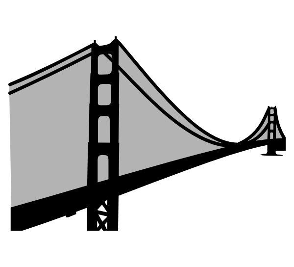 golden gate bridge clip art | Hostted