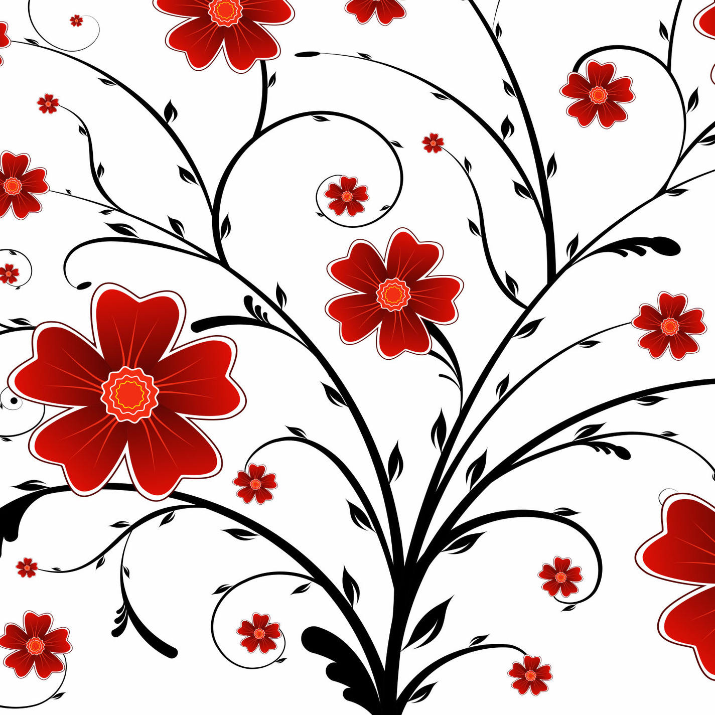 download flower pattern illustration clip art