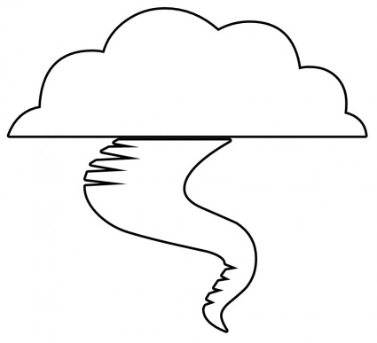 Tornado Vector clip art - Free vector for free download