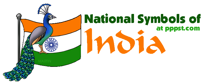 Indian national symbols clipart