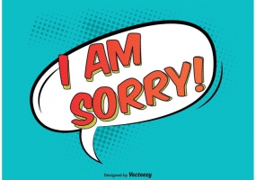 Sorry wallpaper free vector graphic art free download (found ...